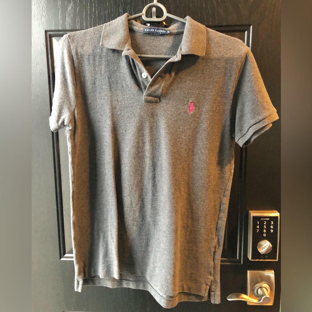 Classic Grey Polo by Ralph Lauren